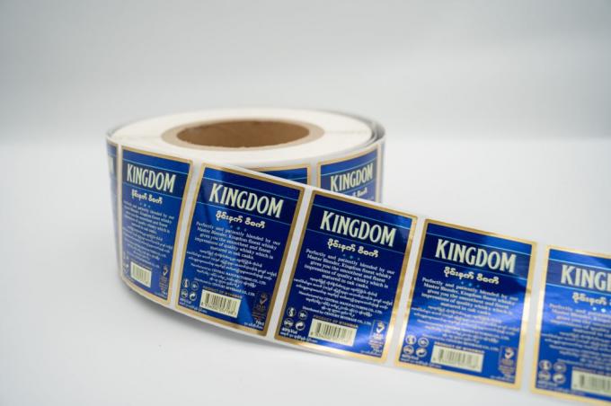 Custom Logo Stiker Label yang dipersonalisasi Lingkaran Stiker Stiker Kertas Label botol khusus 6