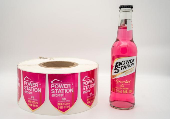 Waterproof Self Adhesive Label untuk botol anggur Desain yang dapat disesuaikan 7