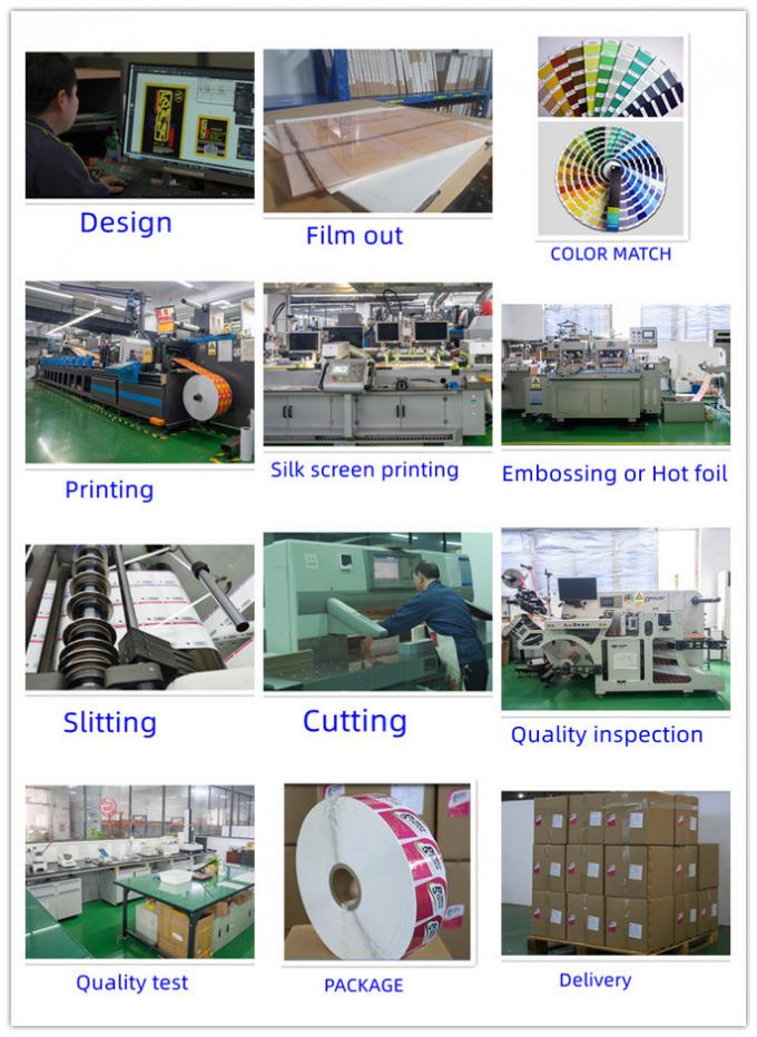 Disesuaikan Label Sticker Pencetakan Profesional di dan disesuaikan untuk kebutuhan branding Anda 1