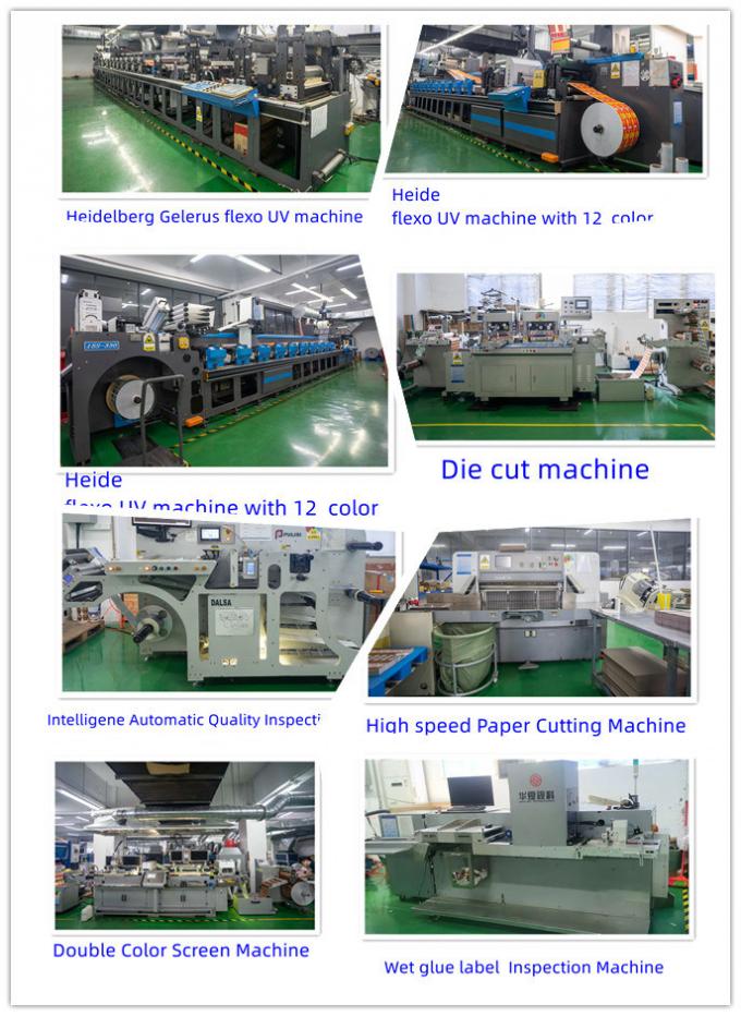 Disesuaikan Label Sticker Pencetakan Profesional di dan disesuaikan untuk kebutuhan branding Anda 2