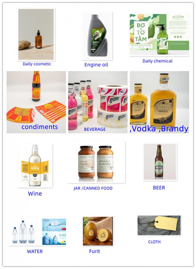 Stiker tahan air untuk label botol bumbu yang disesuaikan 0