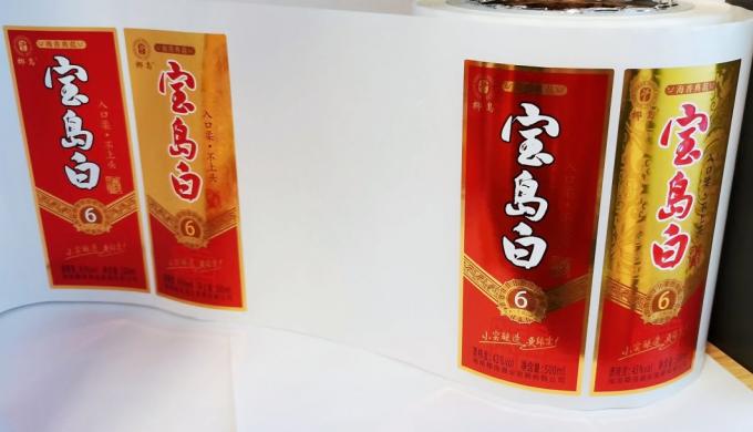 Full Color dicetak label lengket sendiri Rolls Custom Logo Sticker Waterproof 5