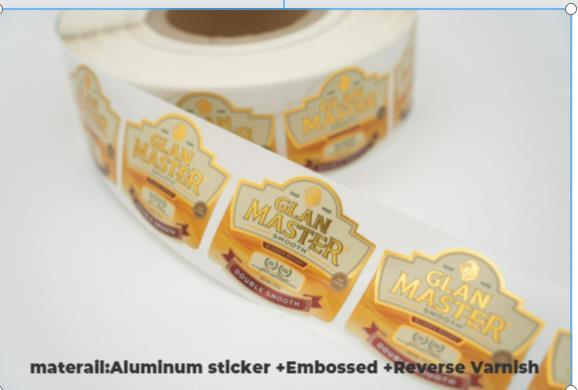 Self Adhesive Custom Cut Vinyl Stickers Waterproof Clothing Sticker Label 5