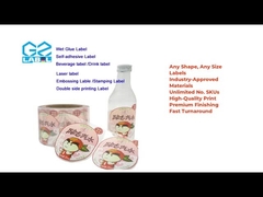 label yang menempel sendiri & Sticker Label yang disesuaikan