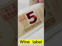 Label Lilin Transparan Nama Tag Sticker Label Cetak Sticker