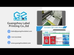 Label botol minyak esensial yang tahan minyak Hologram Label botol air kosong yang bisa dicetak