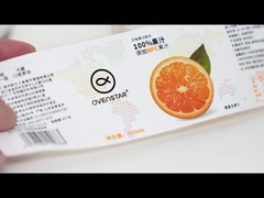 Label botol anggur Label lem basah untuk kemasan tahan air dengan gulung bulat yang dipersonalisasi