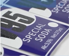 Epoxy Custom Label Farmasi Pakaian Sticker Label Waterproof Pencetakan