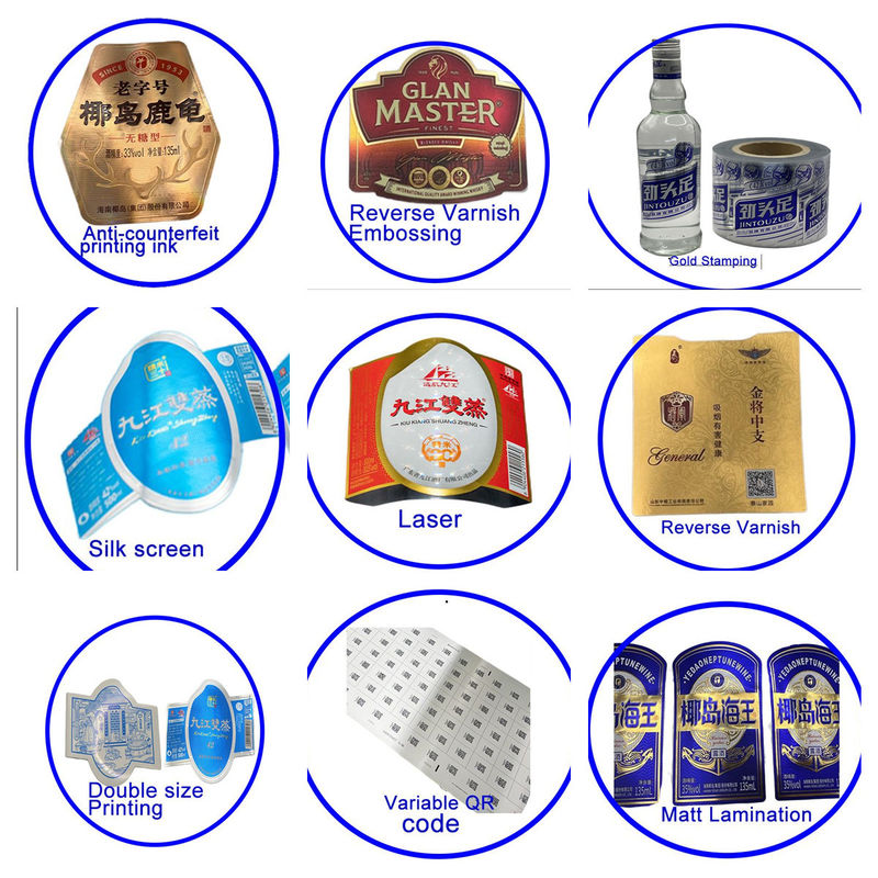 Stiker Label Disesuaikan untuk Solusi Kemasan Minuman Profesional dengan Bahan dan Desain yang Dapat Disesuaikan untuk Pembeli B2B