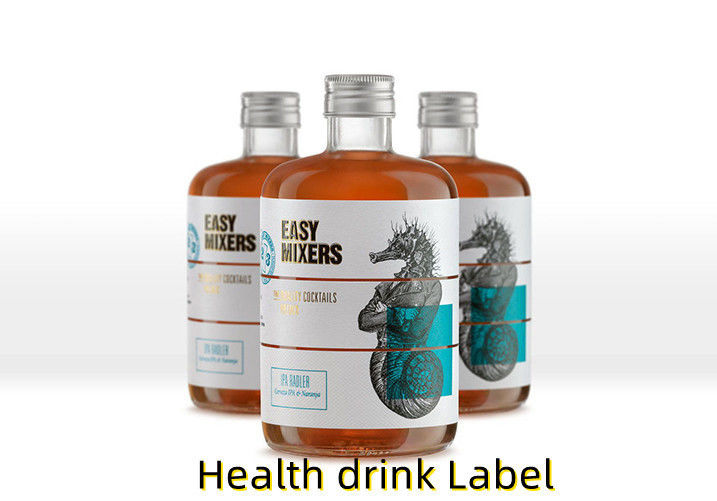Label khusus untuk alamat berwarna Label besar Vinyl Sticker Pencetakan logam Label perekat