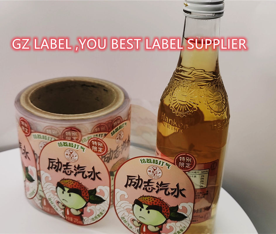 Label botol air khusus Label pribadi Label transparan untuk botol minuman Label perekat Label