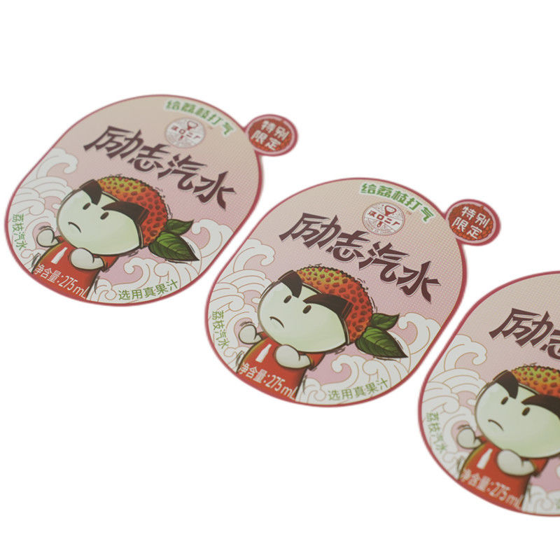 Label botol air khusus Label pribadi Label transparan untuk botol minuman Label perekat Label