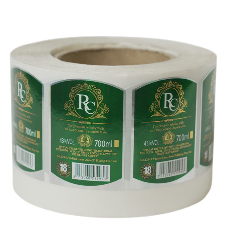 Self Adhesive Custom Clear Vinyl Sticker Transparan Cetak Label alamat kembali