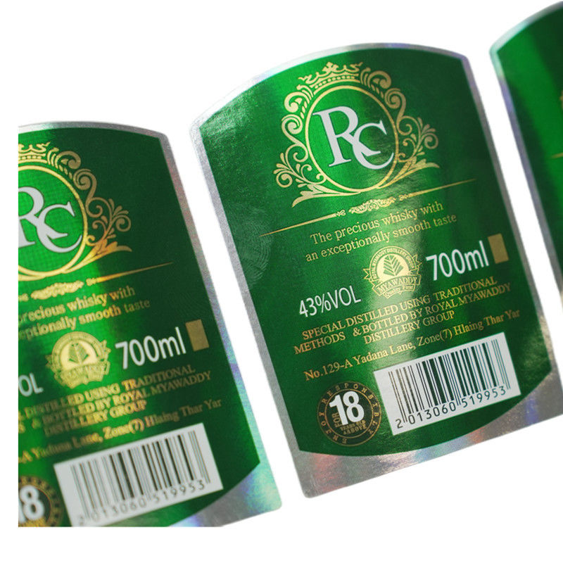 Self Adhesive Custom Clear Vinyl Sticker Transparan Cetak Label alamat kembali