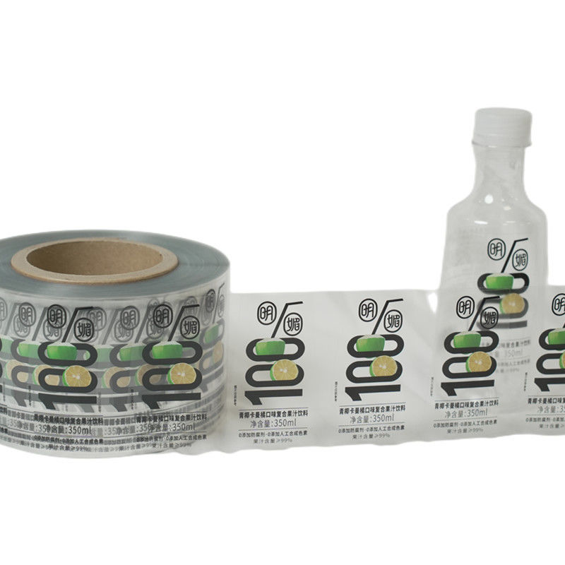 Label botol minuman transparan dan tidak transparan untuk kebutuhan merek yang berbeda
