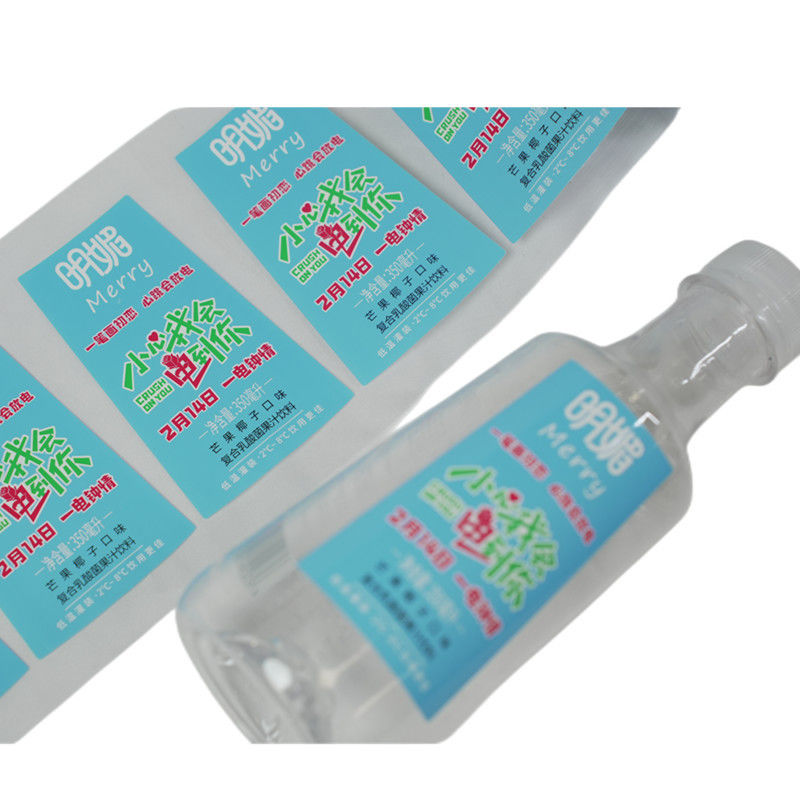 Label perekat diri tahan air dan tahan lama untuk botol aromasi Lampu / Matte Finish dan berbagai bahan