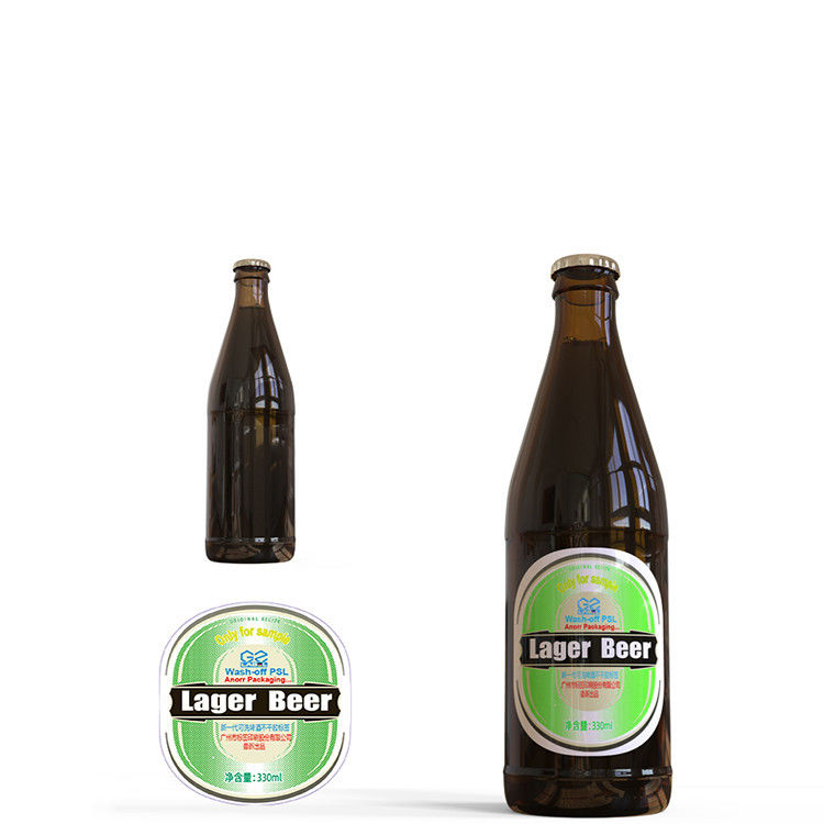 Stiker perekat untuk botol bir Label botol bir khusus untuk kemasan minuman penjualan langsung