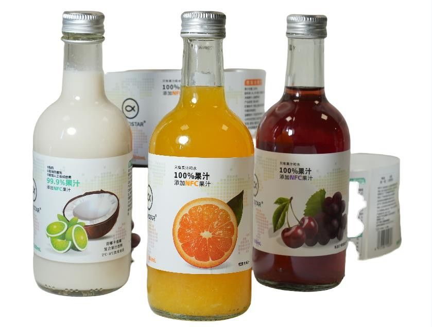 Label stiker bundar paket khusus dengan kapasitas produksi yang sangat baik untuk label botol minuman