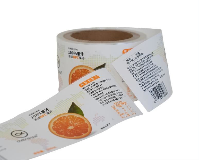 Label botol anggur Label lem basah untuk kemasan tahan air dengan gulung bulat yang dipersonalisasi