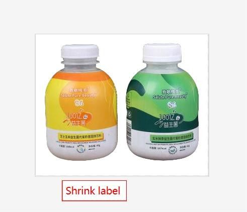 Label Sleeve Waterproof Shrink untuk Label Aroma dalam BOPP Putih/PE/PP/PVC/PET