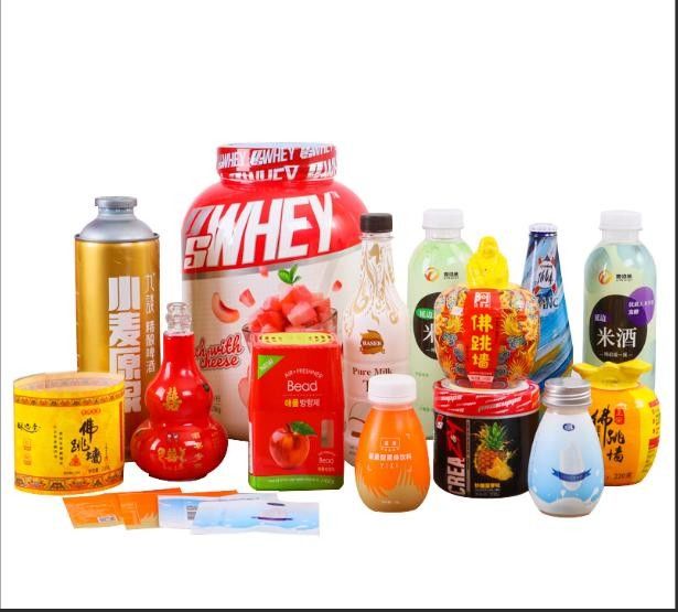 Label Sleeve Waterproof Shrink untuk Label Aroma dalam BOPP Putih/PE/PP/PVC/PET