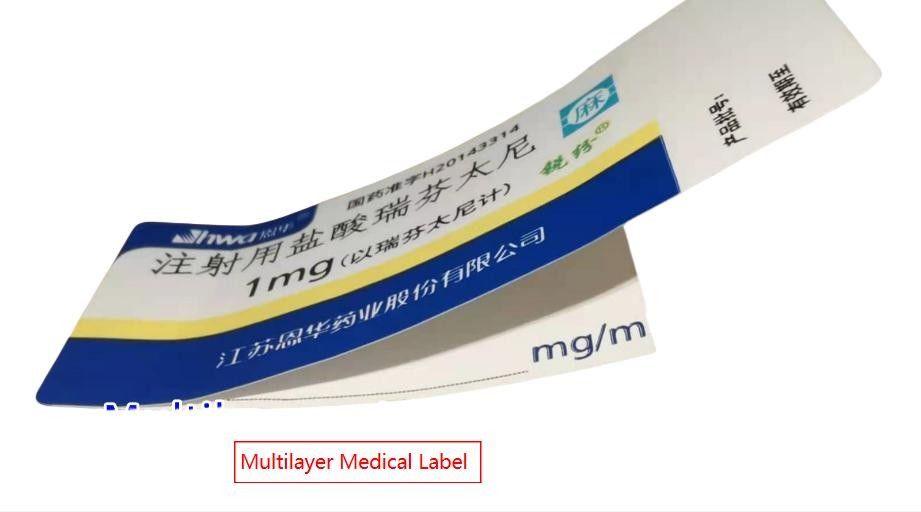 Label farmasi khusus Pencetakan stiker label pribadi untuk produk apa pun