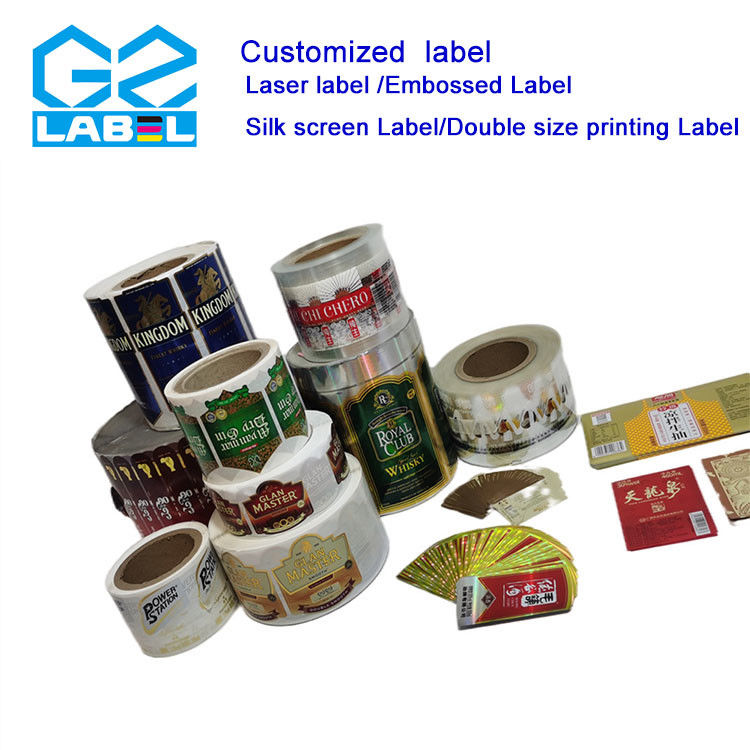 Label Botol Bir Kertas Dengan Lampu Glossy Dibuat Dari Kertas Mudah Digunakan Dan Dihapus