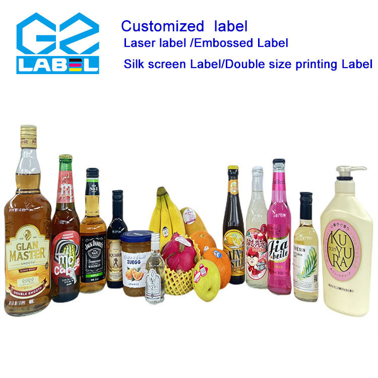 Label Botol Bir Kertas Dengan Lampu Glossy Dibuat Dari Kertas Mudah Digunakan Dan Dihapus