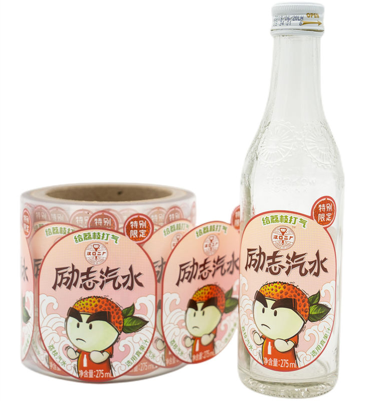 produsen stiker label   Label Botol Air Kustom  untuk Label Botol Minuman Label Perekat