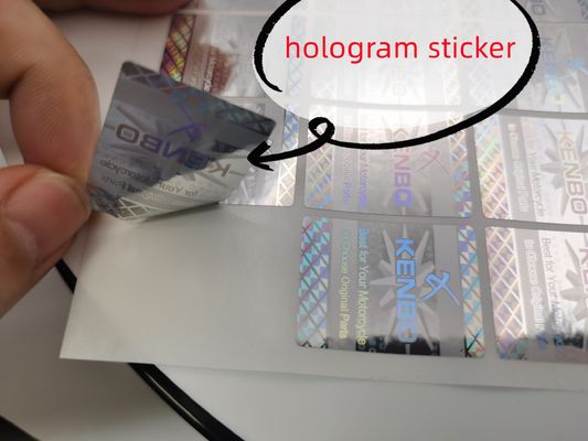 stiker label yang disesuaikan sangat cocok untuk stiker hologram kode QR label berubah