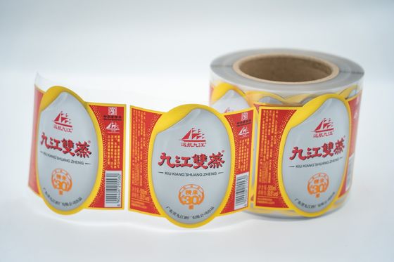 Fragile Avery Round Label Sticker Kertas Custom Barcode Sticker Pencetakan