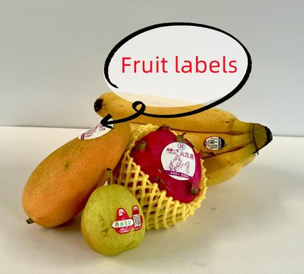 Label tahan air untuk toples Label QR Code Custom Label makanan yang dapat dicetak Sticker