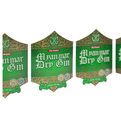 Label yang tahan air dan tahan air mata untuk botol dan toples