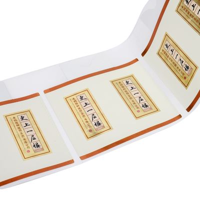 Waterproof Transparent Sticker Paper Roll Printing Custom Logo Perekat Label Sticker
