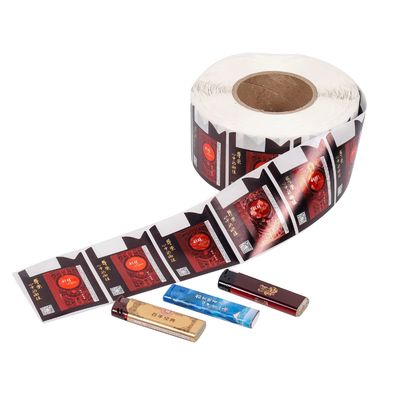 Label farmasi khusus transparan berkilau tahan air Label lip gloss jelas