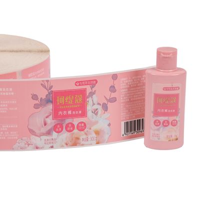 Waterproof Vinyl Sticker Paper Disesuaikan Self Adhesive Label