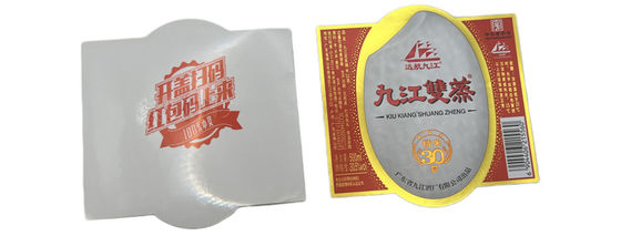 Label Waterproof Jelas Untuk Botol Self Adhesive Eco Friendly Label WINE