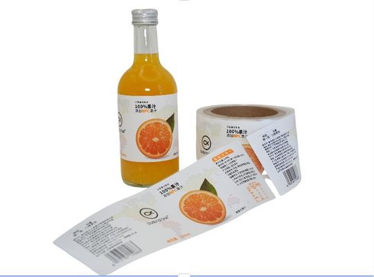 Label botol minuman yang dicetak khusus untuk identitas produk Anda