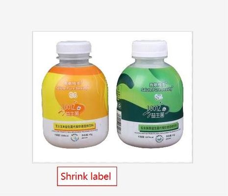 Label Sleeve Waterproof Shrink untuk Label Aroma dalam BOPP Putih/PE/PP/PVC/PET
