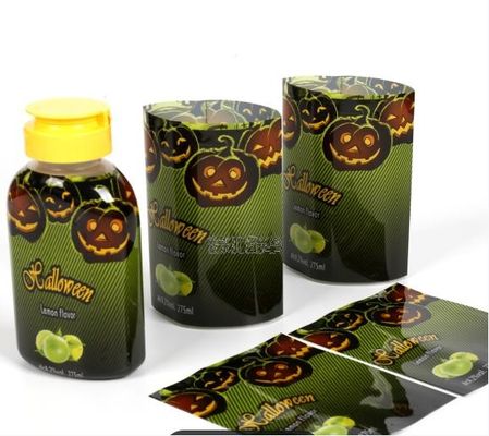 Label Sleeve Shrink Custom Printed Desain Gratis Jaminan penuh