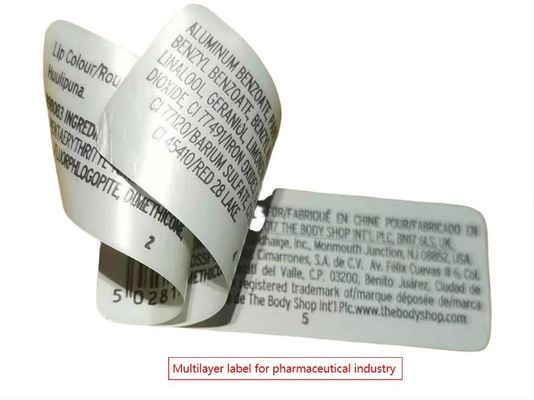 Label farmasi khusus Untuk pencetakan label stiker tahan air