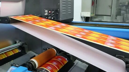 Label vinyl yang dapat dicetak khusus untuk pengiriman kosmetik dan makanan